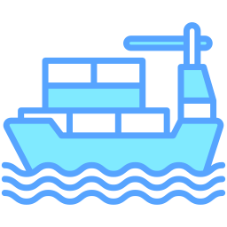 Cargo ship icon