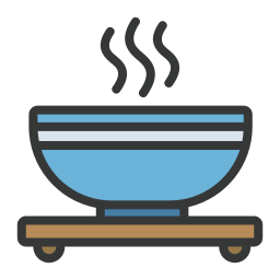 Hot soup icon