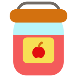 confiture de pommes Icône