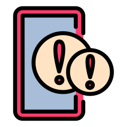 alerta telefónica icono