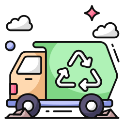 recycle vrachtwagen icoon