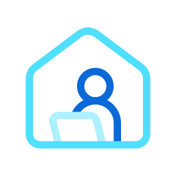 Work from home icon