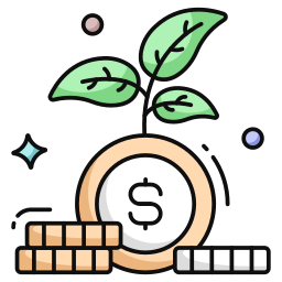 planta del dólar icono