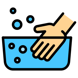 lavando a mão Ícone