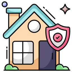 seguridad de casa icono