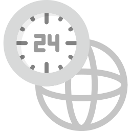 24-uurs service icoon