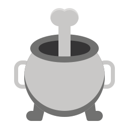 Witch cooking icon