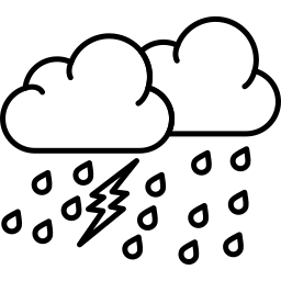 conditions météorologiques extrêmes Icône