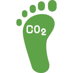 Carbon footprint icon