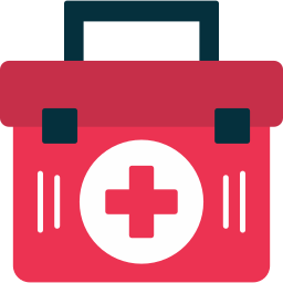 trousse de premiers secours Icône