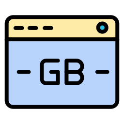 gigabajt ikona
