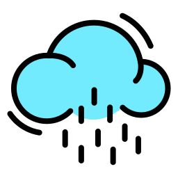 Rain cloud icon