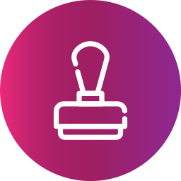 Rubber stamp icon