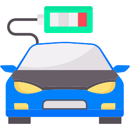 Electric car icon