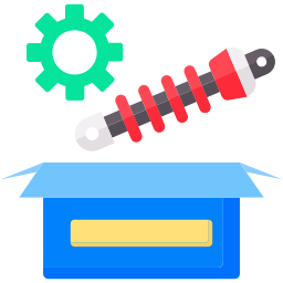 des pièces de rechange Icône