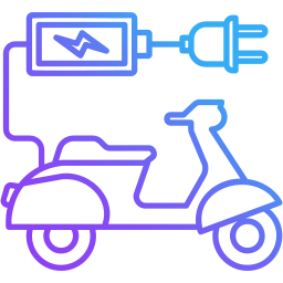 elektrische motorfiets icoon