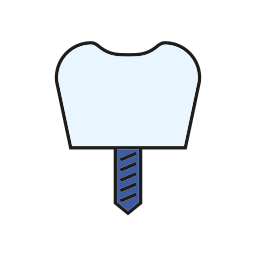 corona del dente icona