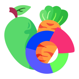wykres owoców ikona