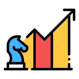 Growth strategy icon