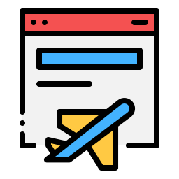 Landing pages icon