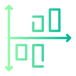 diagramme à bandes Icône