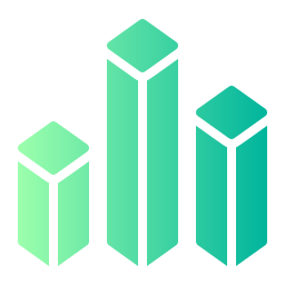 diagramme à bandes Icône