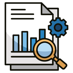 Analytic graph icon