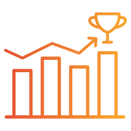 Growth chart icon