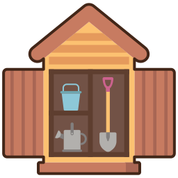 Tool shed icon
