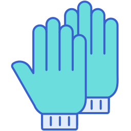 Gardening gloves icon