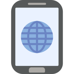 Mobile internet icon