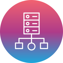 Cluster computing icon