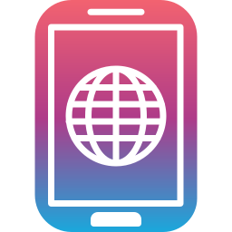 Mobile internet icon