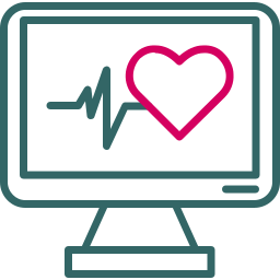 moniteur de fréquence cardiaque Icône