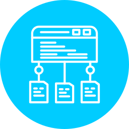 Data flow icon