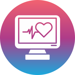 Heart rate monitor icon