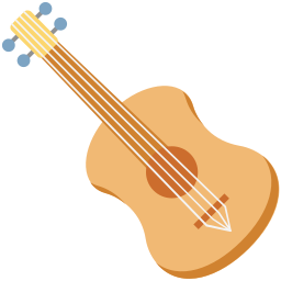 Guitar music icon