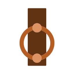 Door knocker icon