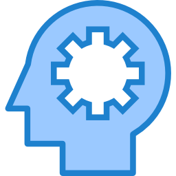 Brain process icon