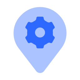 locatie-instelling icoon
