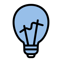 Electric bulb icon