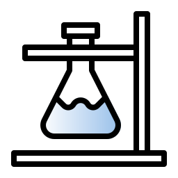 Test beaker icon