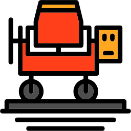 Concrete mixer icon