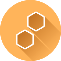hexagones Icône