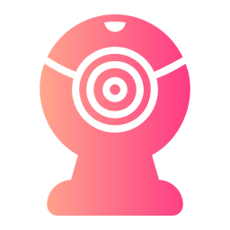 라운드 웹캠 icon