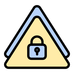 bloqueo de seguridad icono