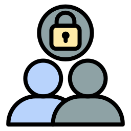 sicurezza dell'utente icona
