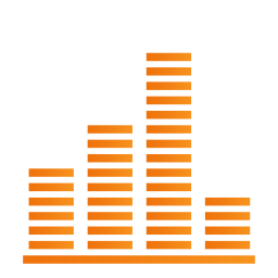 Music levels icon