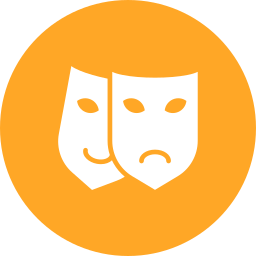 Theatre mask icon