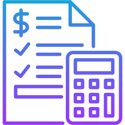 Tax calculate icon